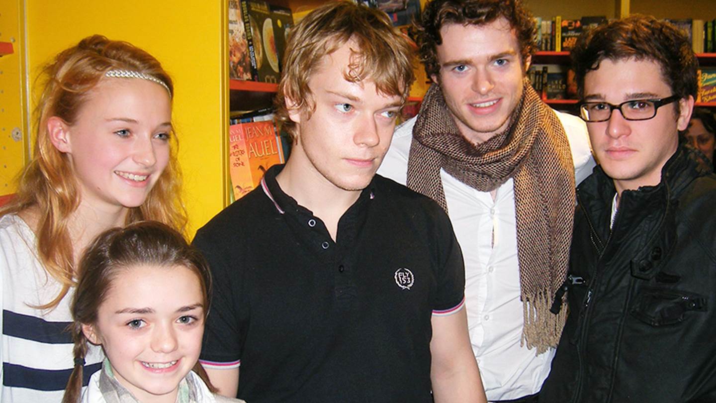 Οι Starks με τον George RR Martin το 2009