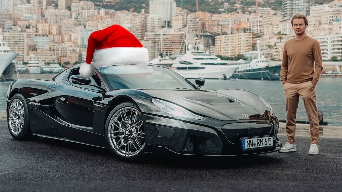 O Nico Rosberg κλειδώθηκε έξω από το Rimac Nevera