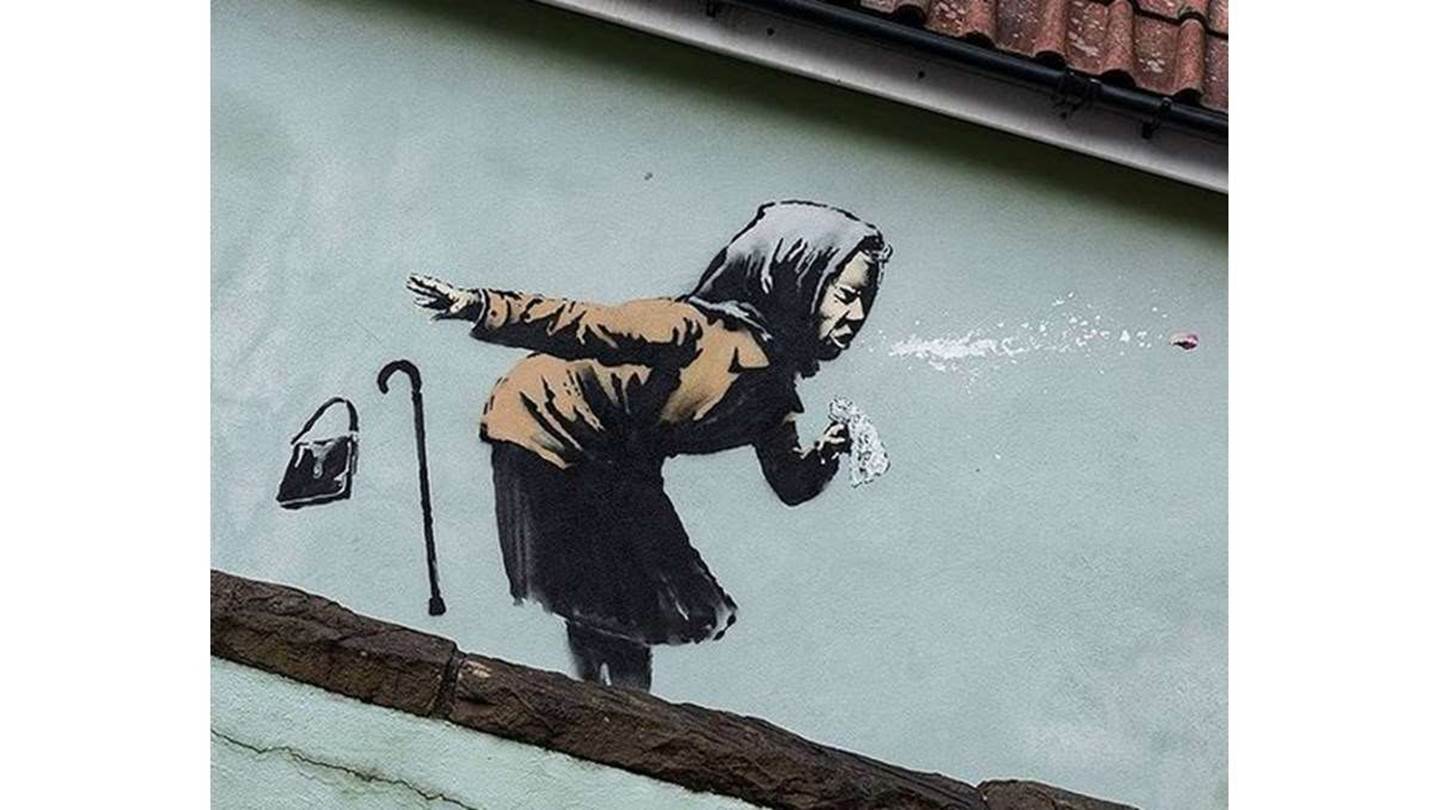 Πωλείται σπίτι που φέρει έργο του Banksy
