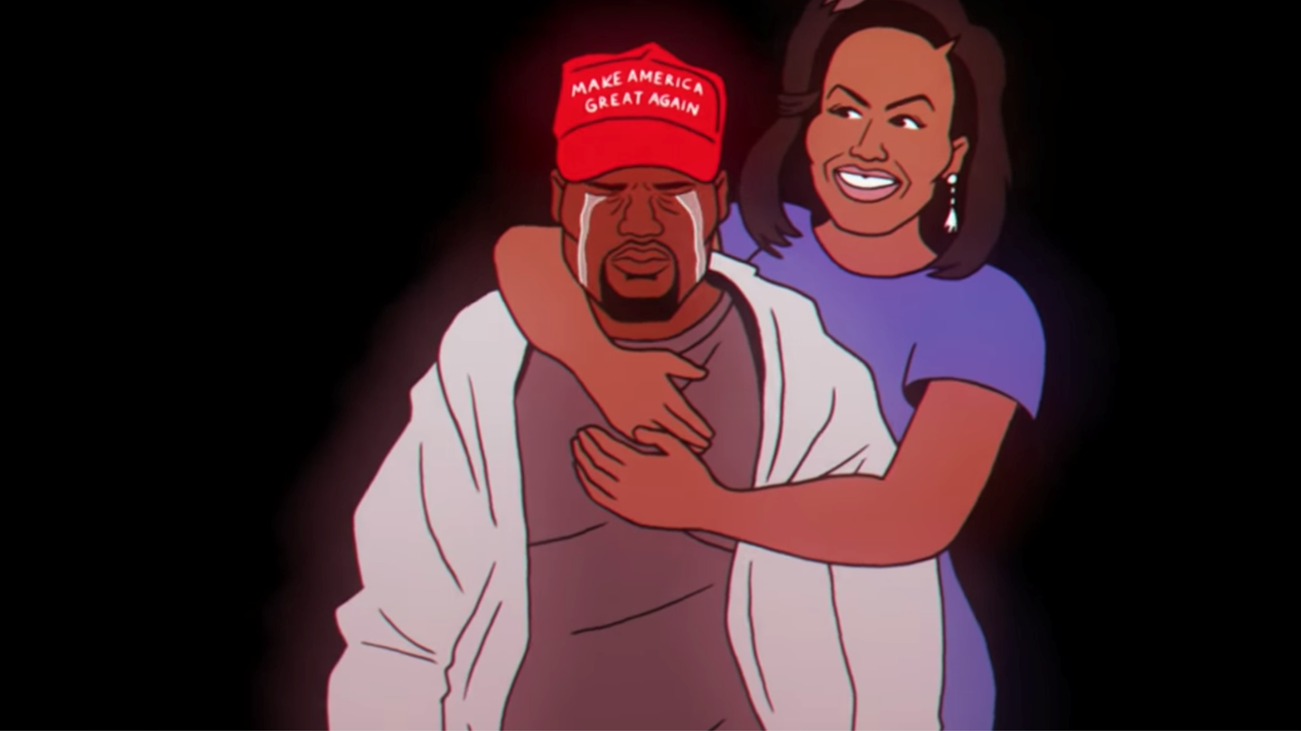 Στο νέο video clip του Childish Gambino o Kanye West κλαίει στην αγκαλιά της Michelle Obama