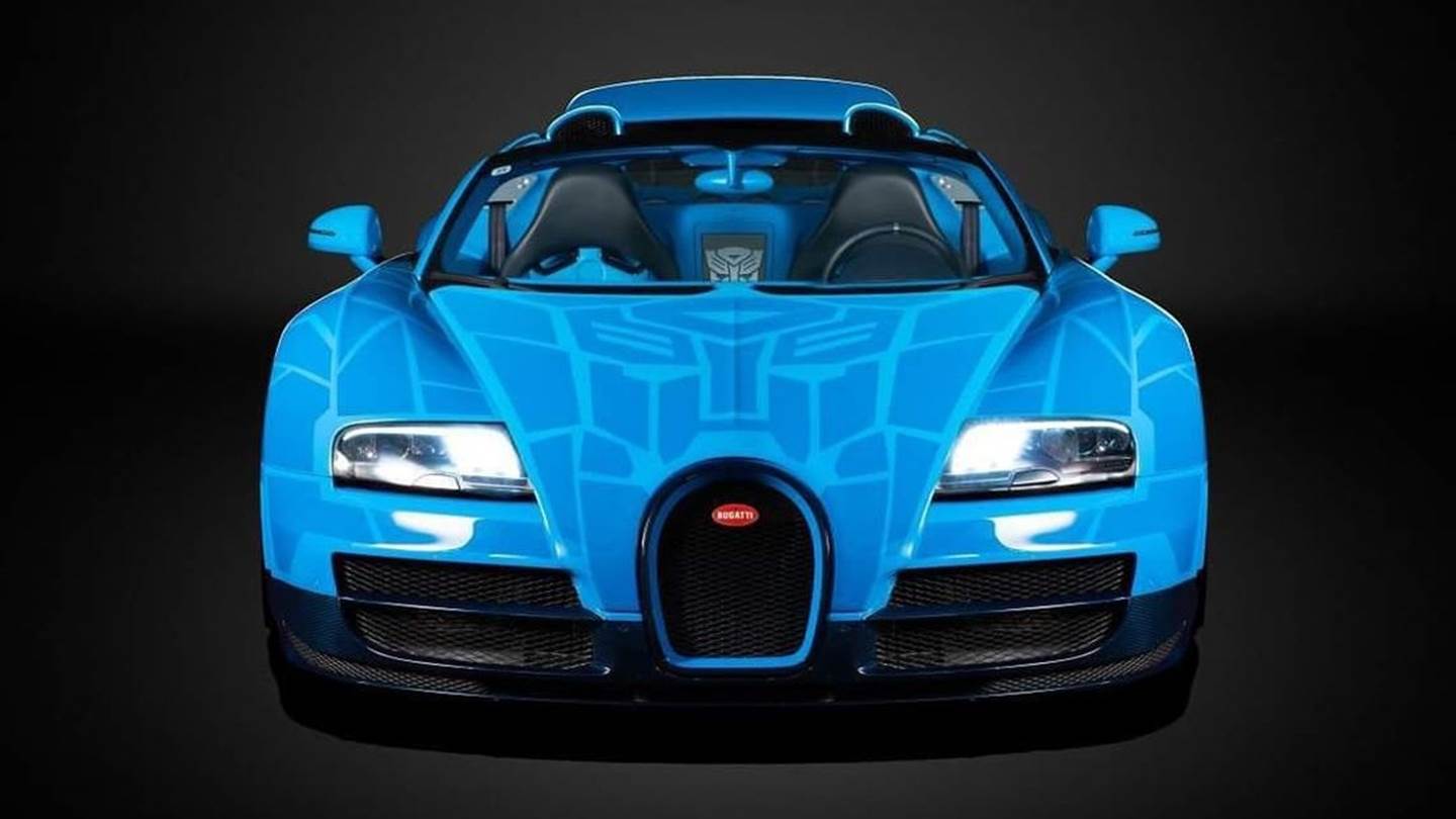 Αυτή η Bugatti Veyron είναι για τους fans των Transformers