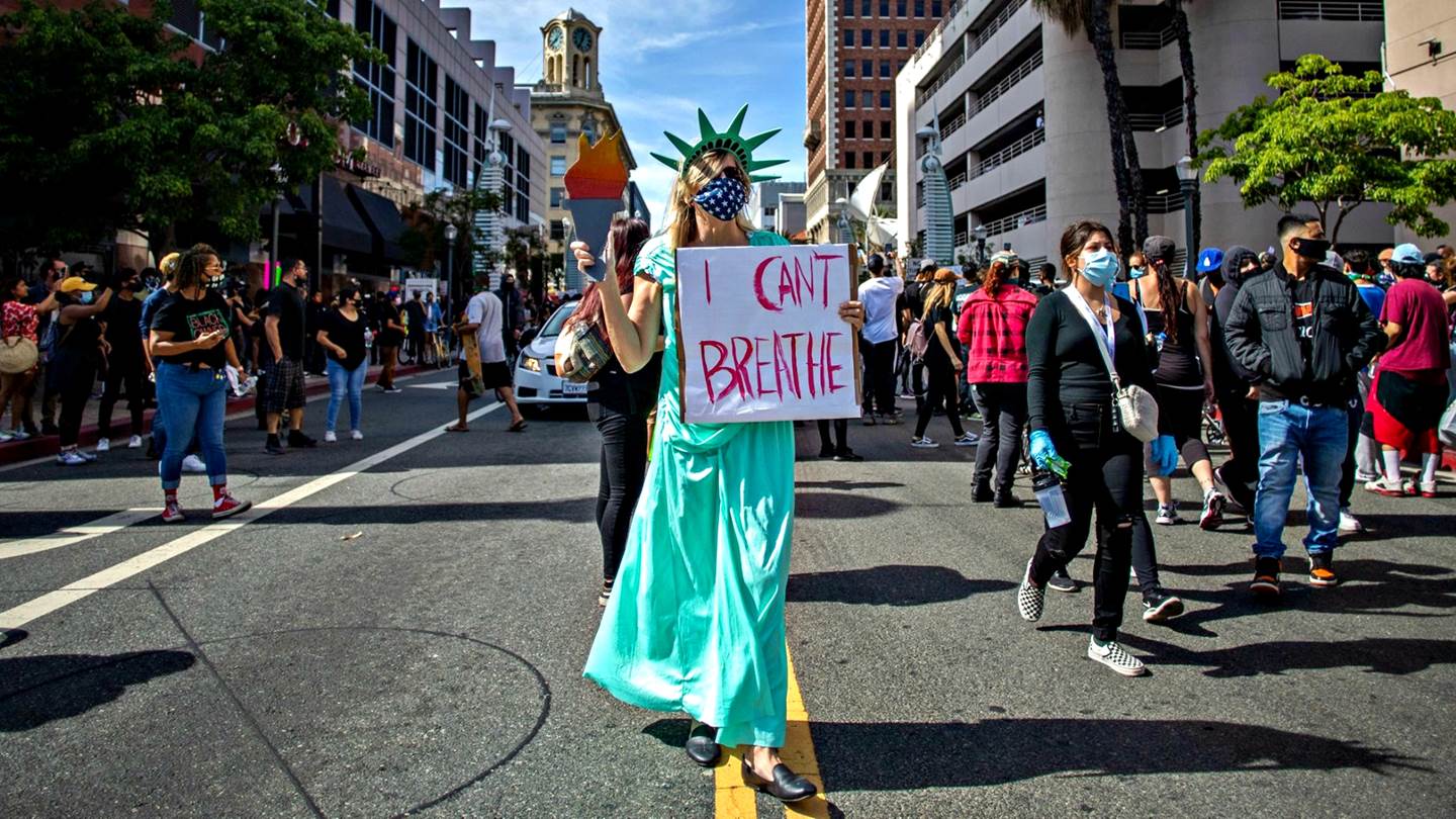 Οι διαδηλώσεις για τη δολοφονία του George Floyd σε φωτογραφίες