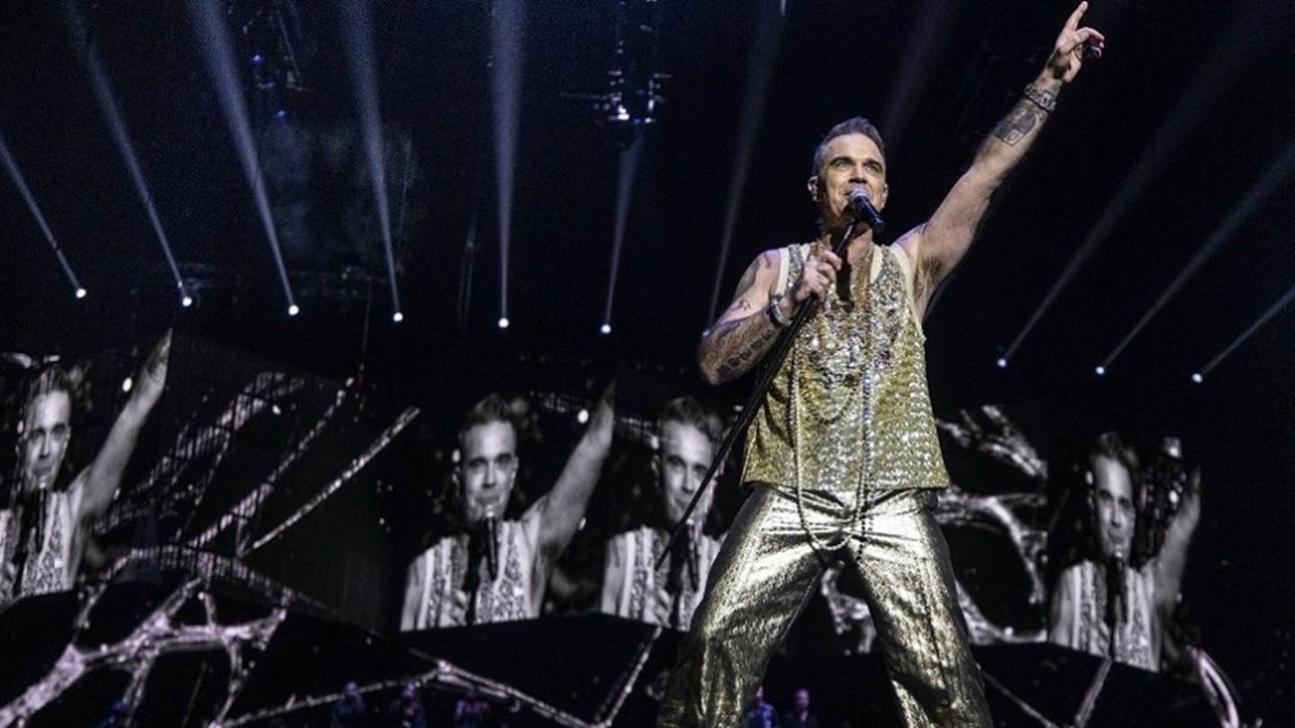 Ο Robbie Williams στο Rockwave festival 2023