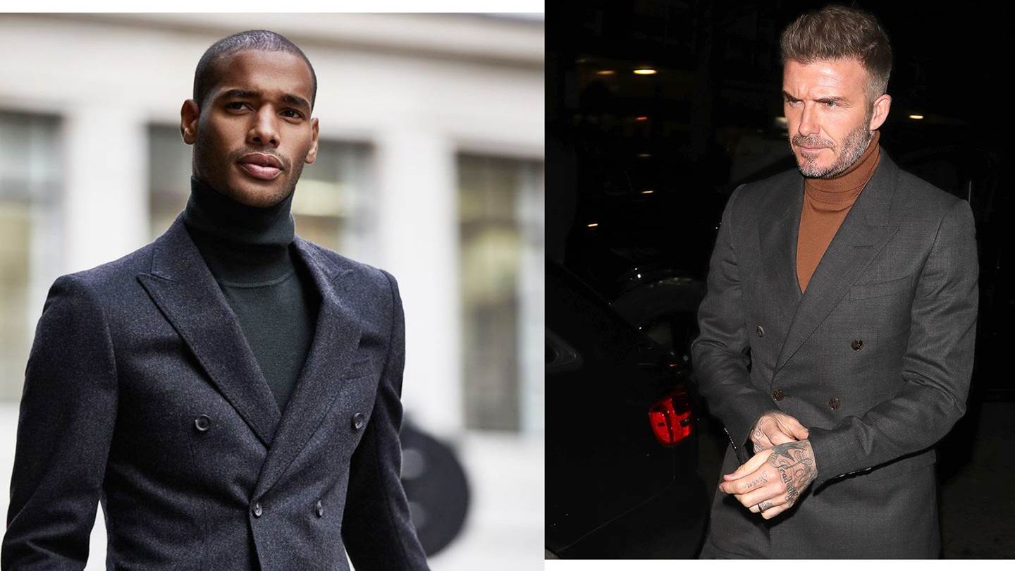 Σταυρωτό κοστούμι χωρίς πουκάμισο, με ζιβάγκο