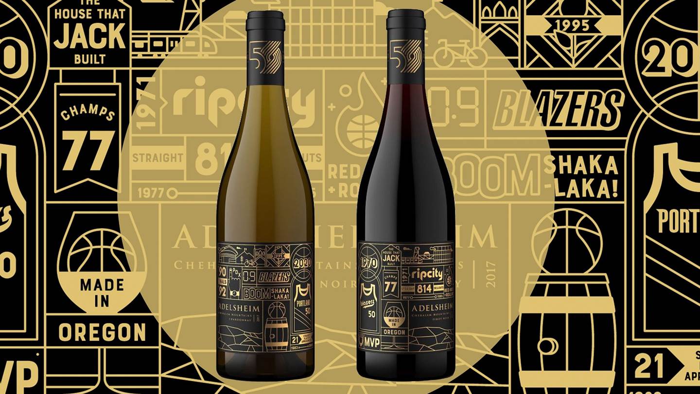 Οι Portland Trail Blazers γιορτάζουν 50 χρόνια με συλλεκτικό κρασί