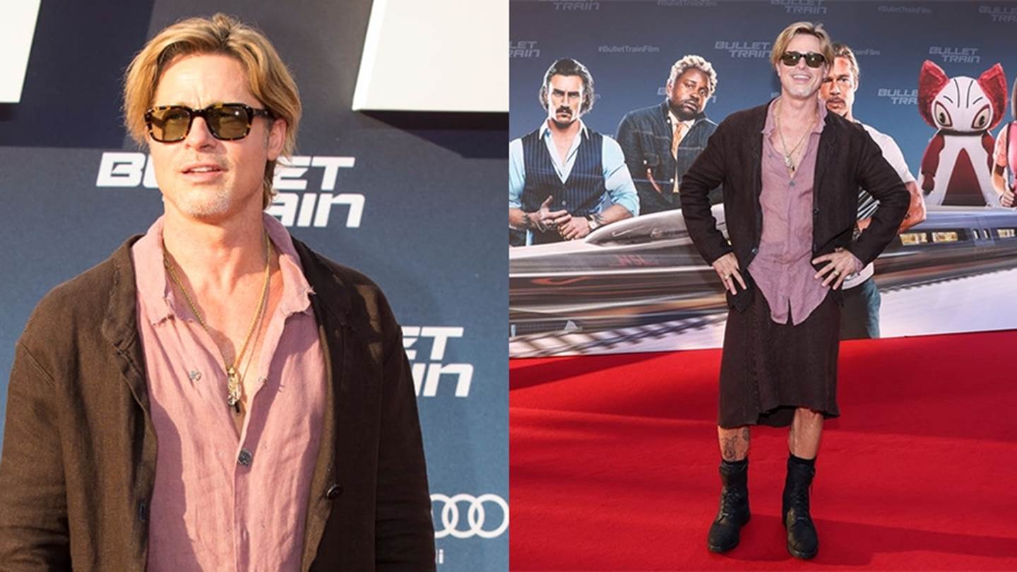 Η φούστα του Brad Pitt δεν είναι (η πραγματική) είδηση