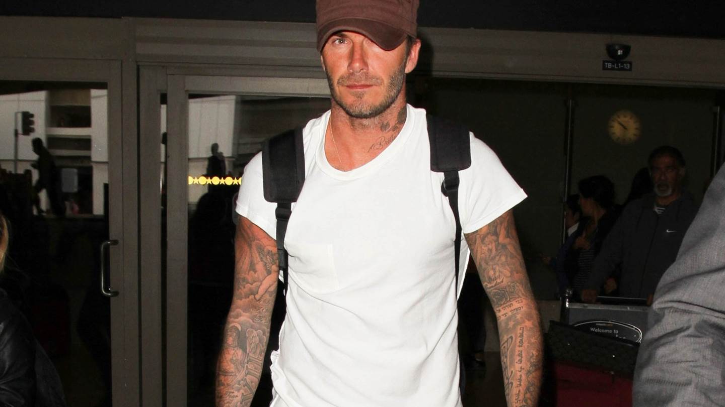 Ωδή στο λευκό T-shirt του David Beckham