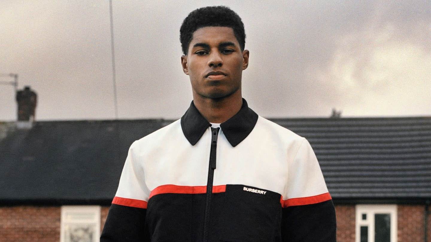 Ο Marcus Rashford ενώνει τις δυνάμεις του με τον οίκο Burberry