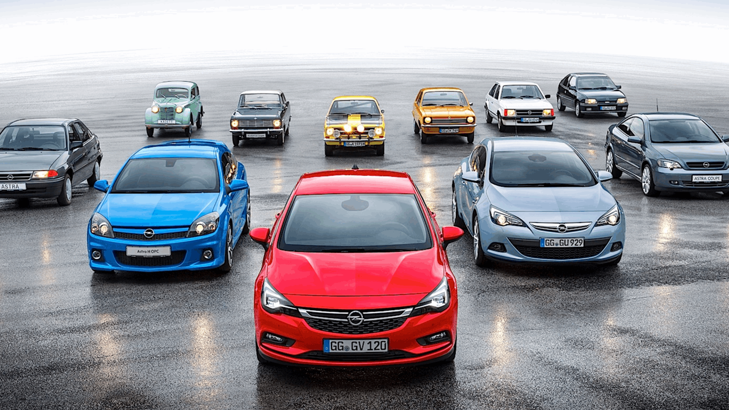 Τρεις δεκαετίες Opel Astra