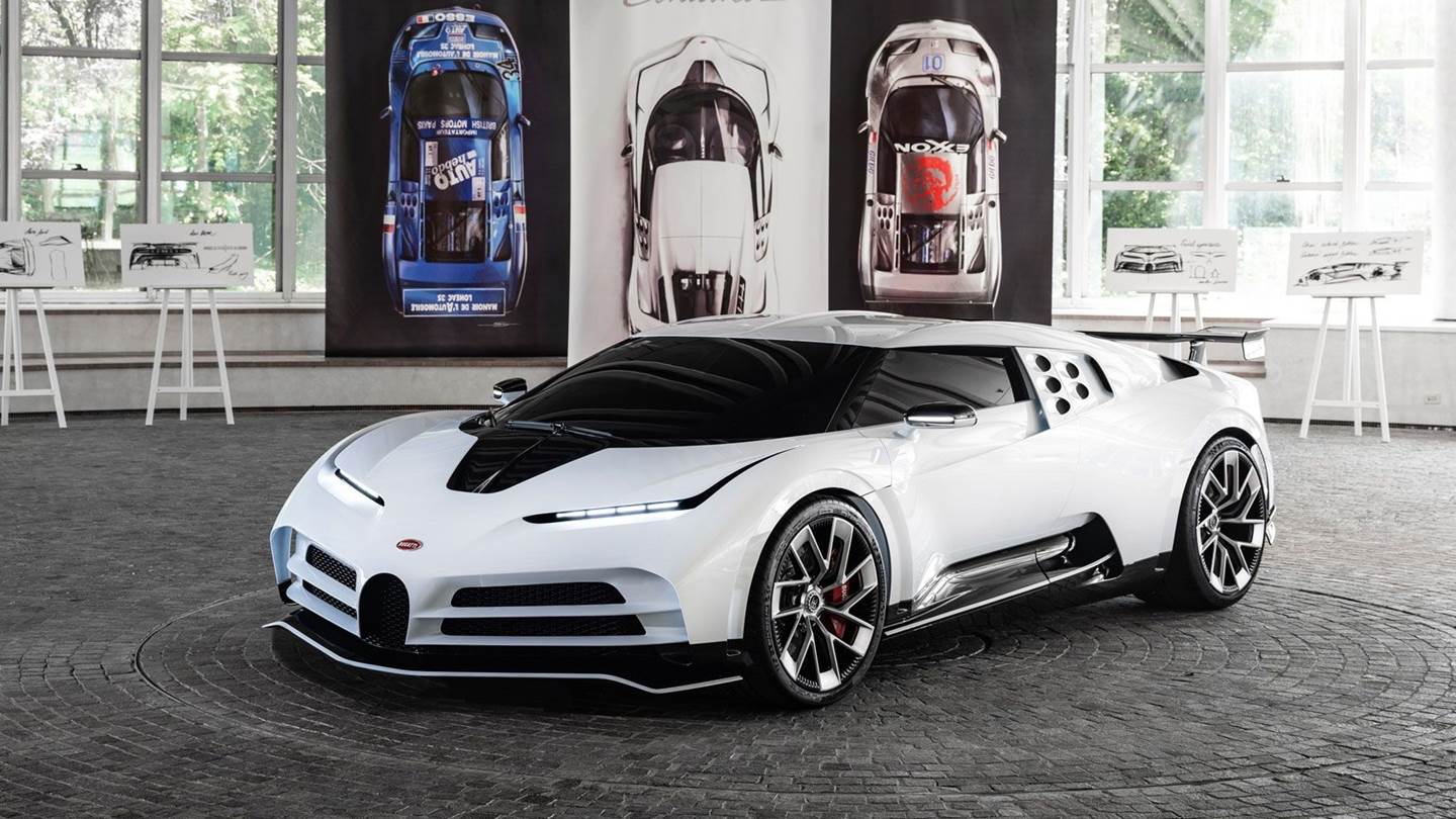 H θηριώδης δύναμη της νέας Bugatti Centodieci