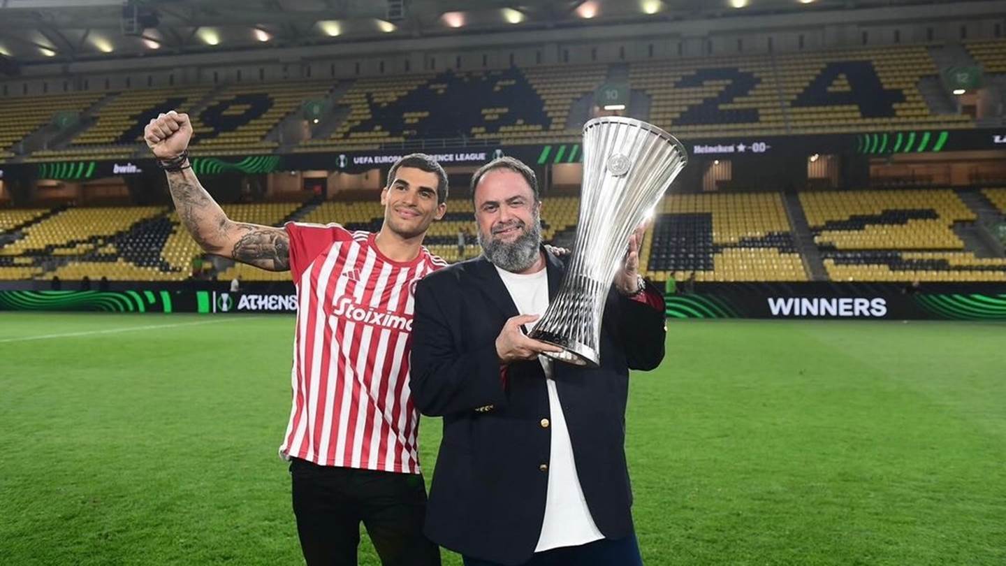 Μιλτιάδης Μαρινάκης, ο γιος του Βαγγέλη Μαρινάκη μόλις έκανε τατουάζ το τρόπαιο του Conference League