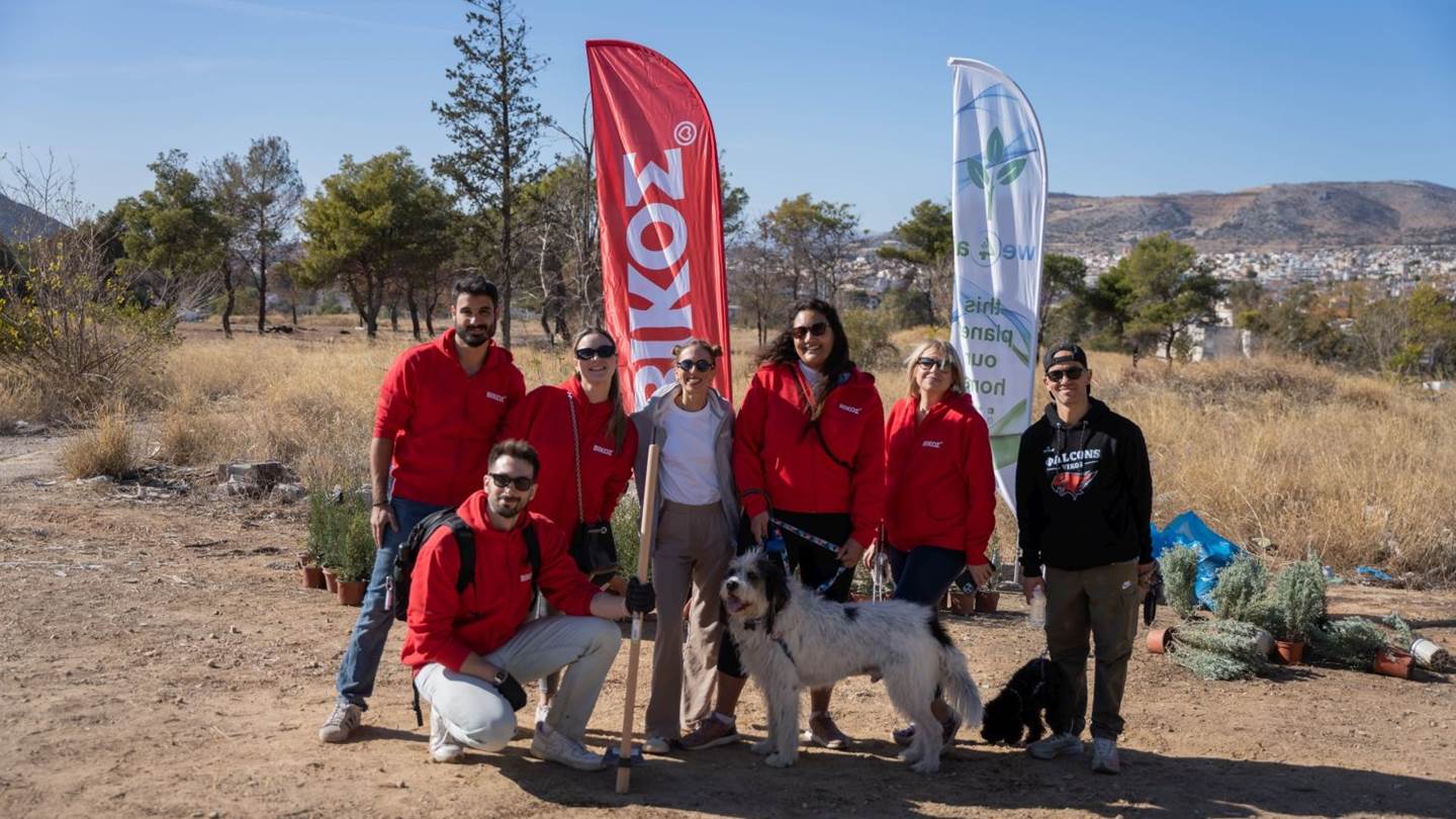 1.000 δενδρύλλια φύτεψε το φυσικό μεταλλικό νερό Βίκος στην 5η Πανελλήνια Εθελοντική Φύτευση της We4all