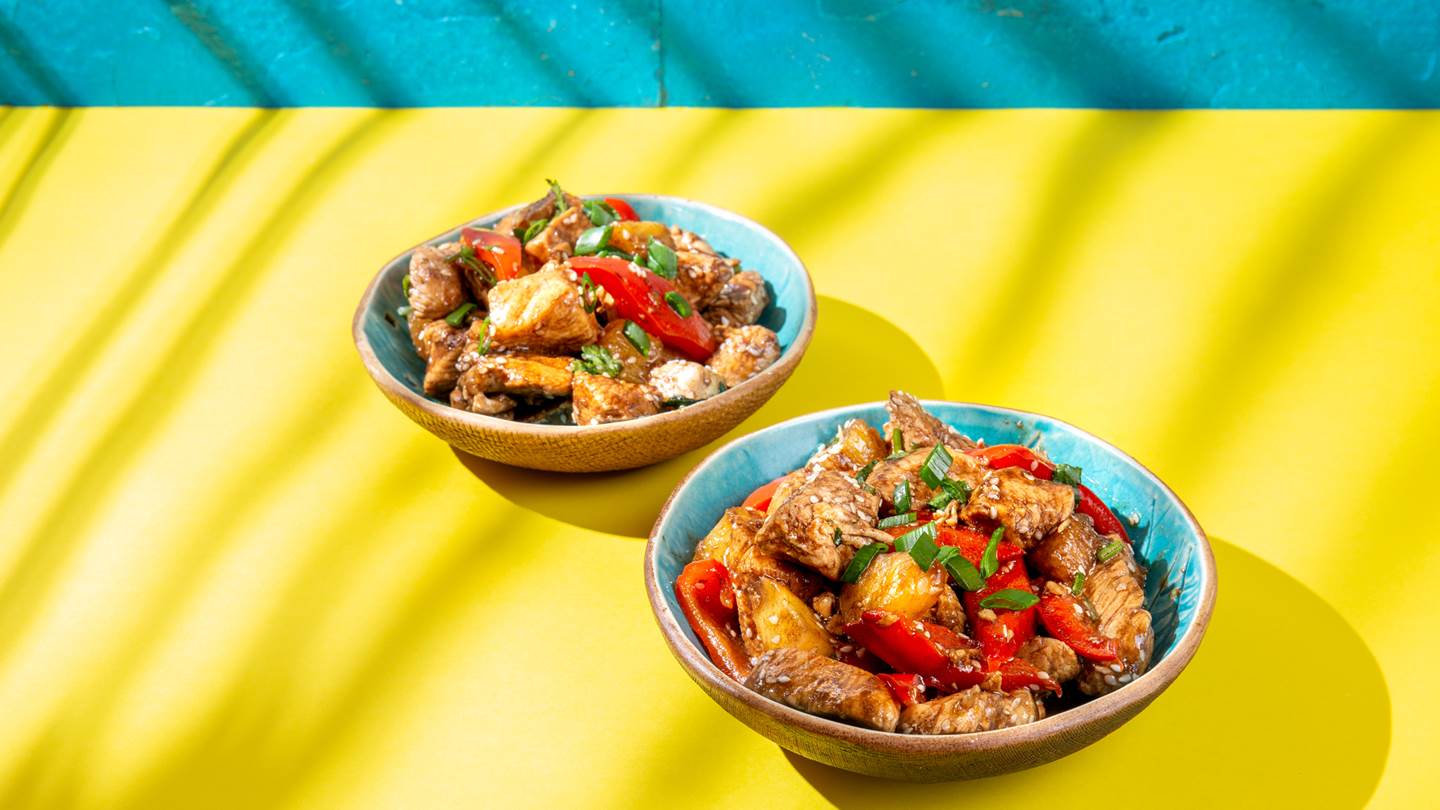 Κοτόπουλο μπάρμπεκιου με ανανά, η συνταγή