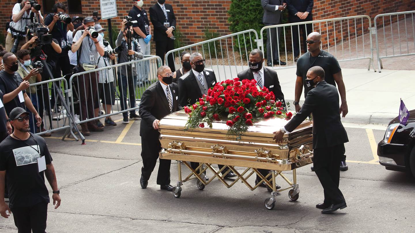 Στην εκδήλωση μνήμης για τη δολοφονία του George Floyd