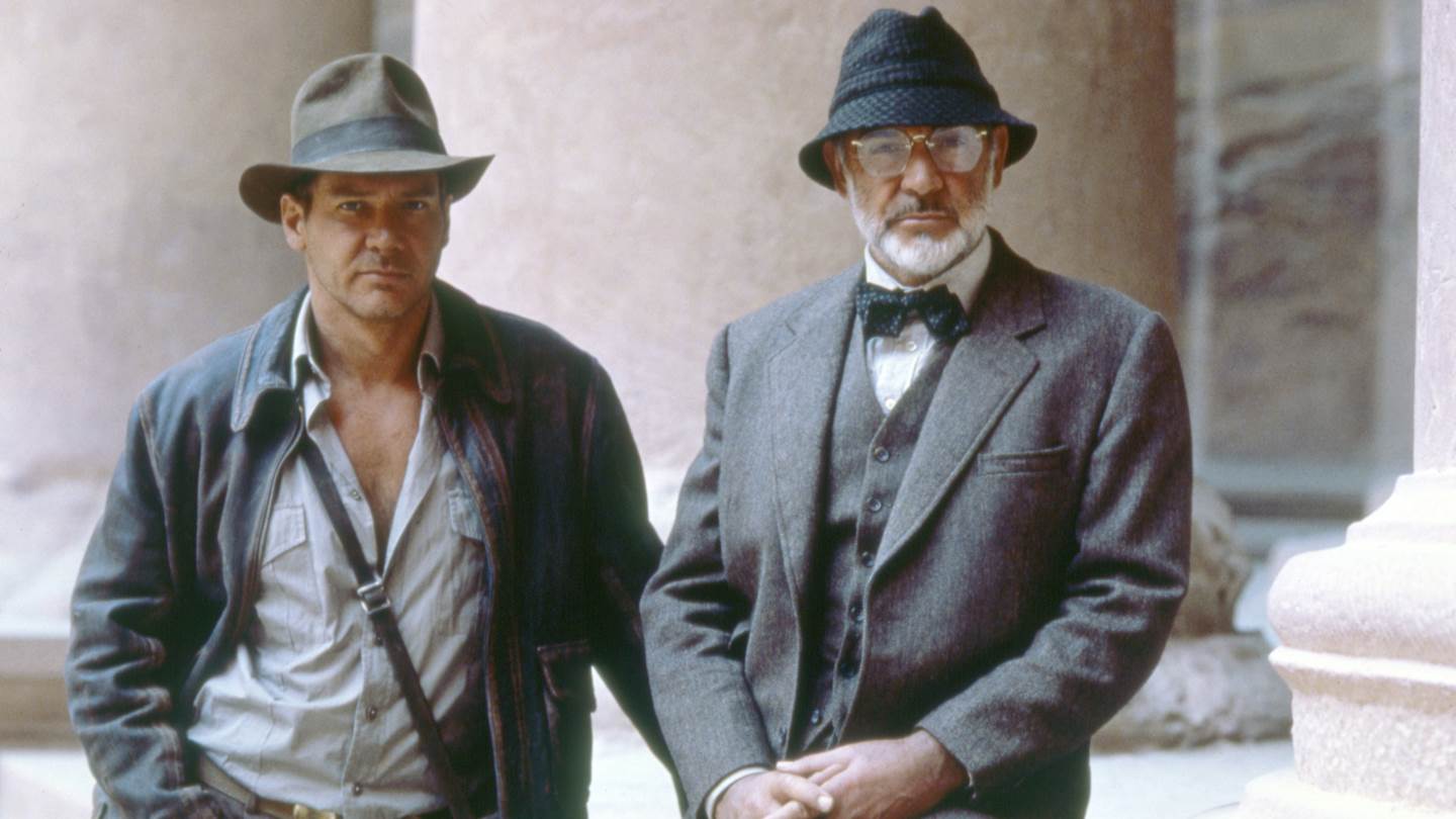 Ο Harrison Ford αποχαιρετά τον Sean Connery