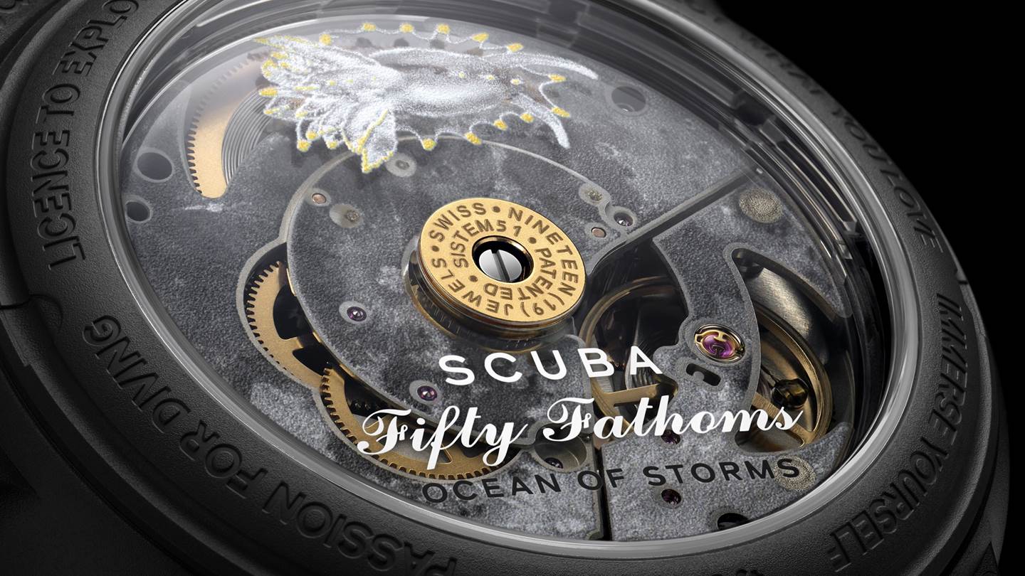 Το Bioceramic Scuba Fifty Fathoms ανακαλύπτει έναν έκτο ωκεανό, το Ocean Of Storms