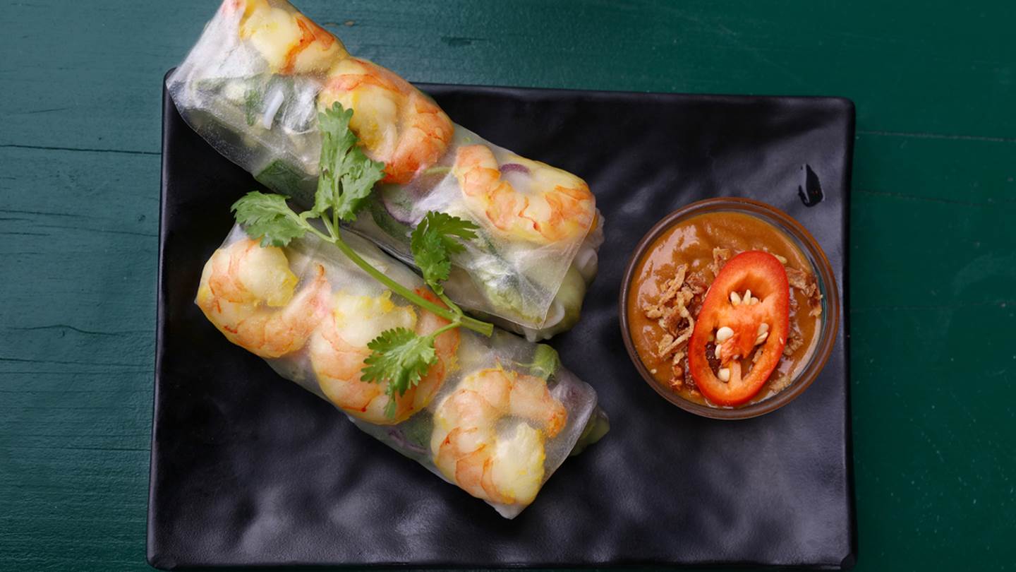 Πανεύκολα spring rolls με γαρίδες