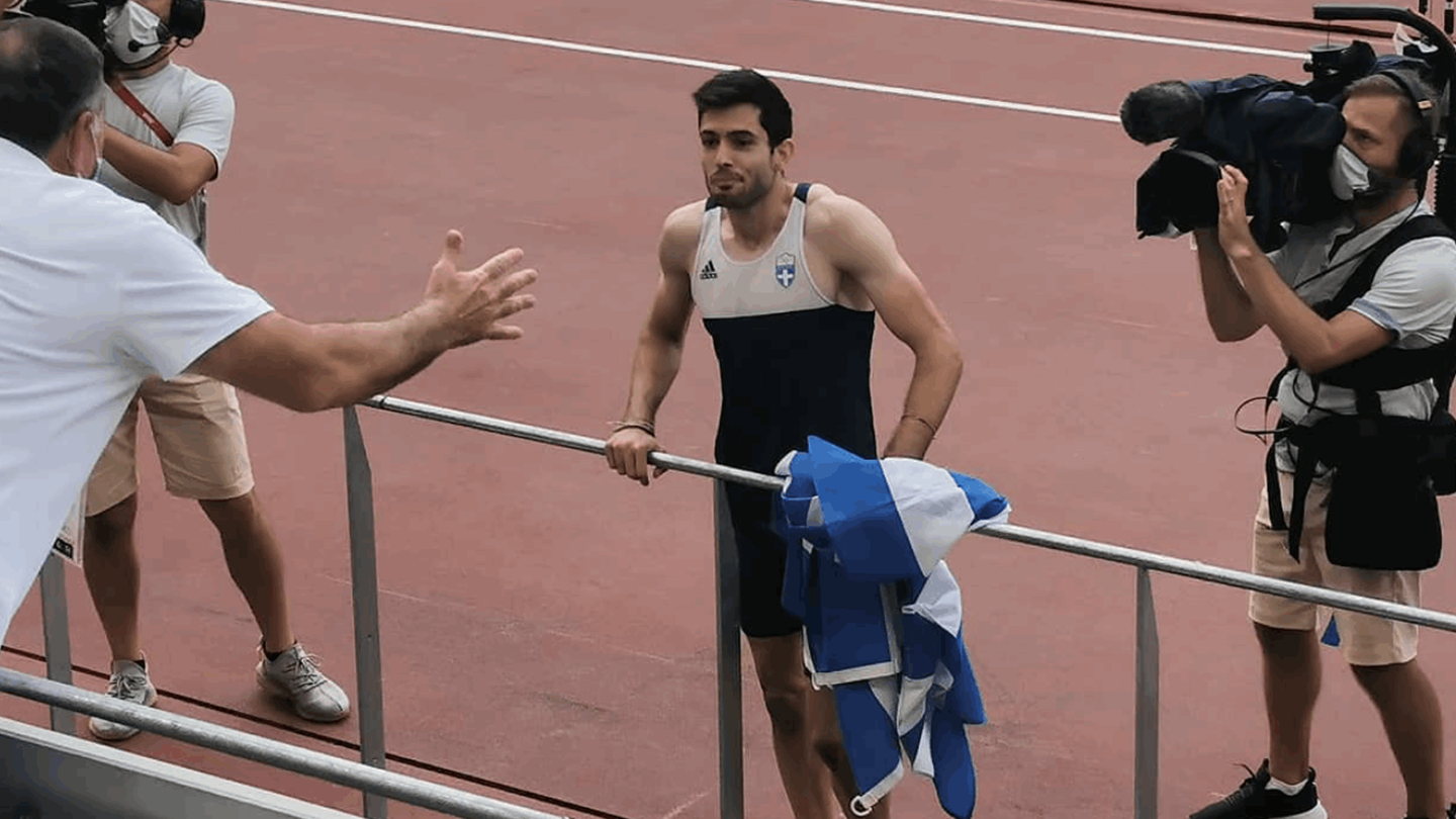 Ο Μίλτος Τεντόγλου χρυσός Ολυμπιονίκης στο άλμα εις μήκος