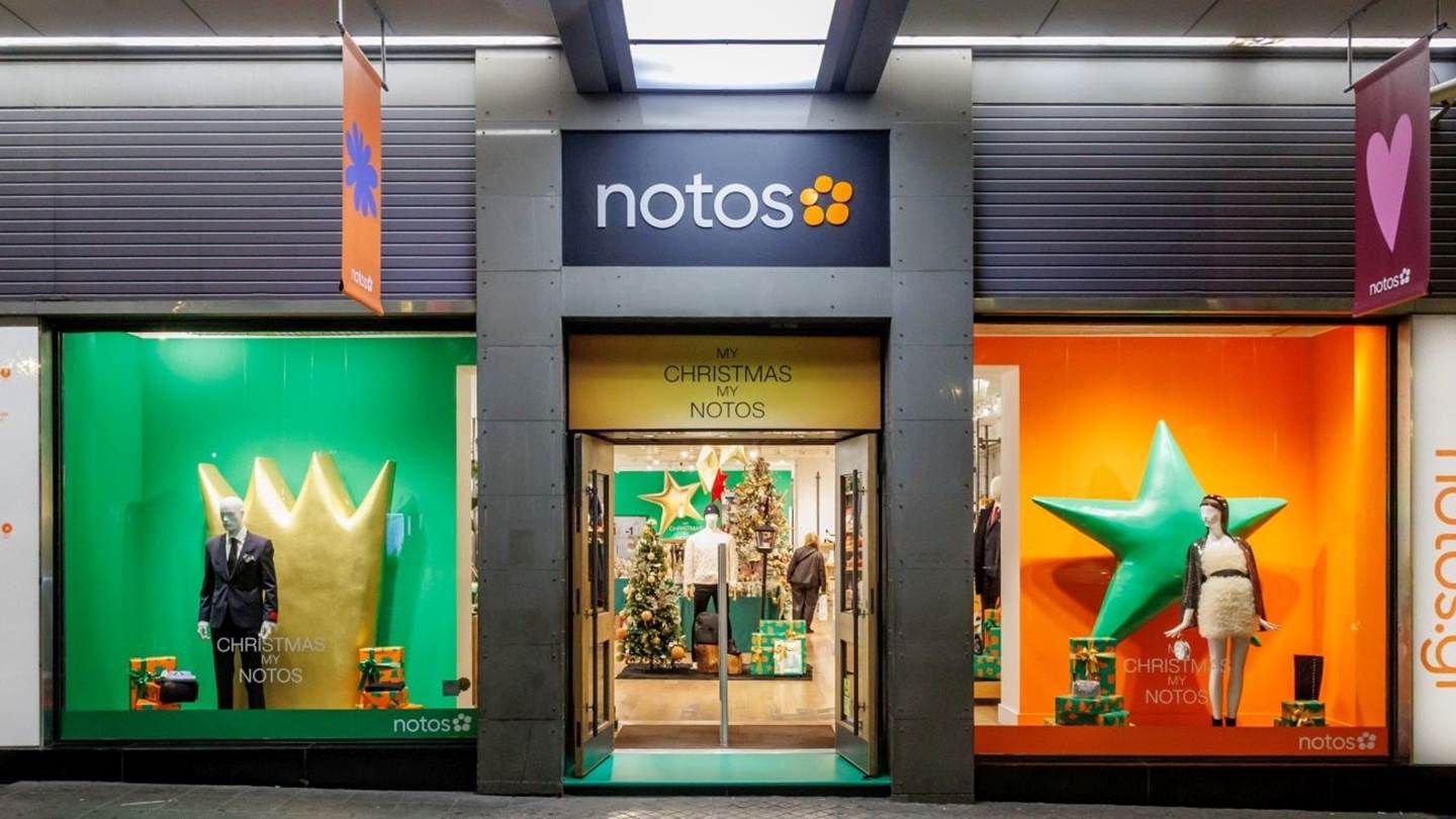 Tα ανανεωμένα πολυκαταστήματα notos γιορτάζουν την πιο λαμπερή εποχή του χρόνου