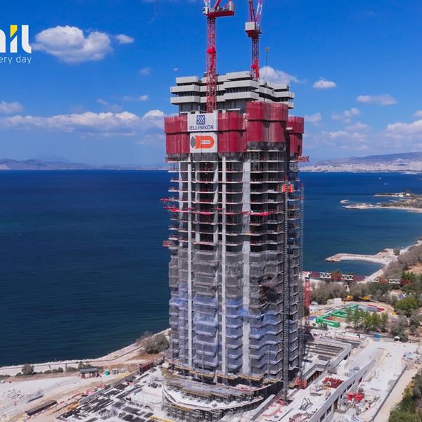 Riviera Tower: Υλοποιείται το ψηλότερο κτίριο της χώρας με προηγμένα συστήματα της ALUMIL