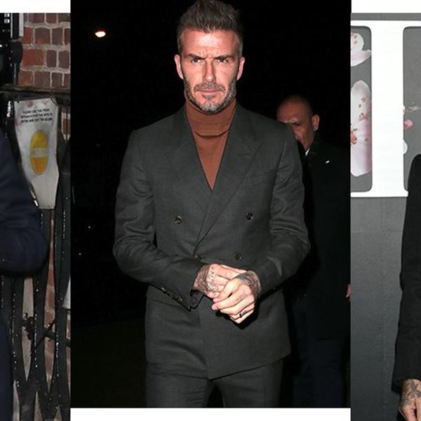 3 στιλάτα χειμωνιάτικα looks με κοστούμι από τον David Beckham