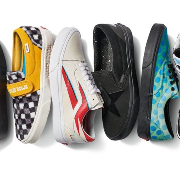 Πρώτη ματιά στη συλλεκτική συλλογή της Vans για τον David Bowie