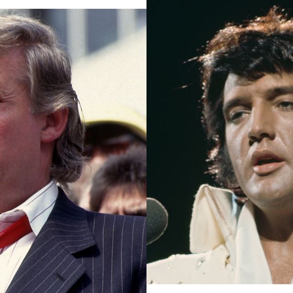 Ο Donald Trump πιστεύει ότι ήταν ίδιος με τον Elvis. Καμία σχέση. Έτσι έμοιαζε