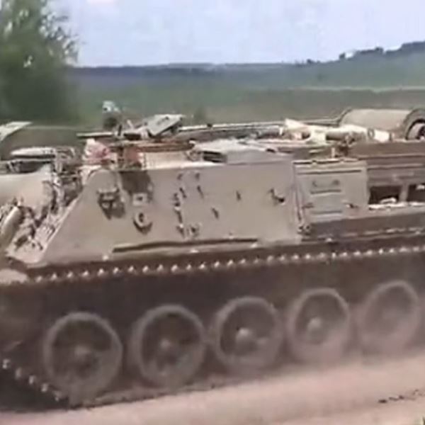 Σπάνιο τσέχικο όχημα στα μέτωπα πολέμου της Ουκρανίας