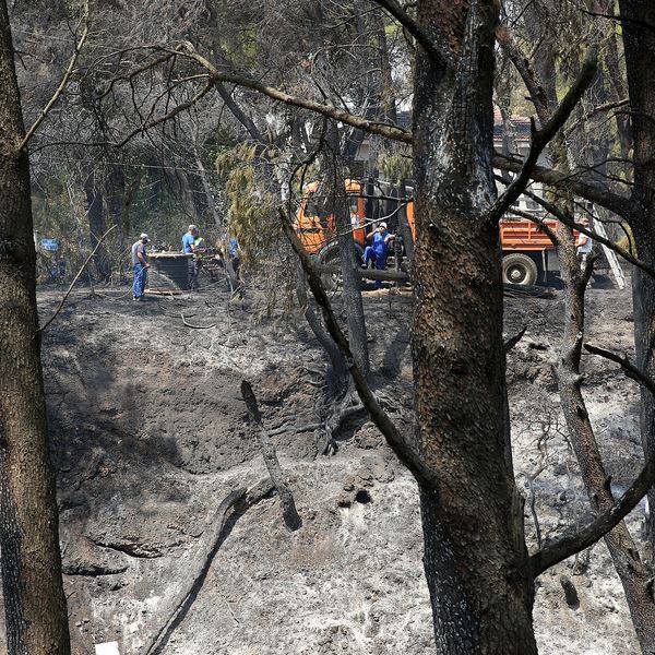 Έρευνα για τα αίτια της φωτιάς στη Βαρυμπόμπη