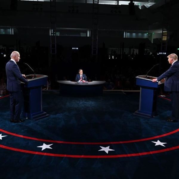 Στο πρώτο debate Donald Trump-Joe Biden νικητής ήταν το χάος