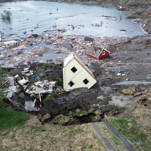 Στην Νορβηγία η θάλασσα "κατάπιε" την γη