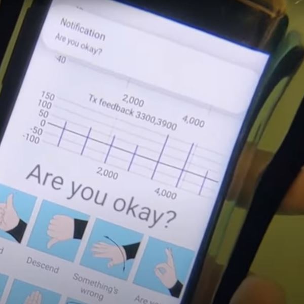 Επιτέλους, μία υποβρύχια εφαρμογή μηνυμάτων