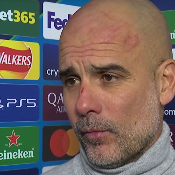 Ο Guardiola εμφανίστηκε με πληγές στο πρόσωπο-τι έχει συμβεί