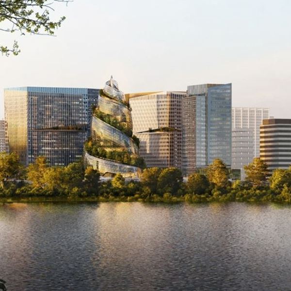 Κάτι μας θυμίζουν τα νέα HQs της Amazon