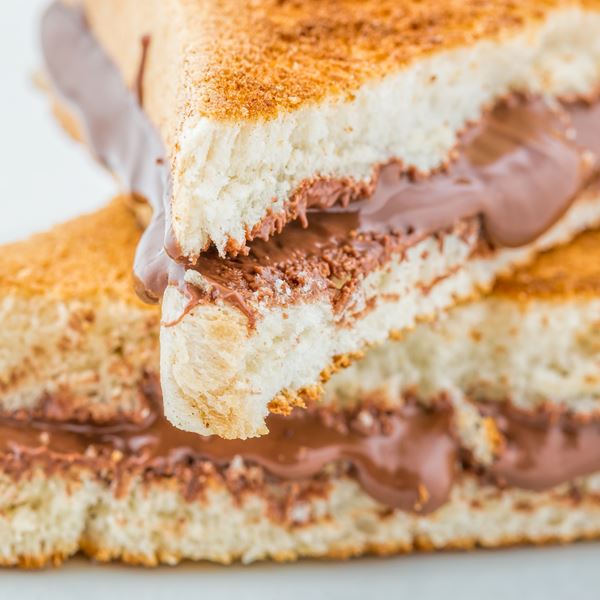 Club Sandwich αλλά με σοκολάτα
