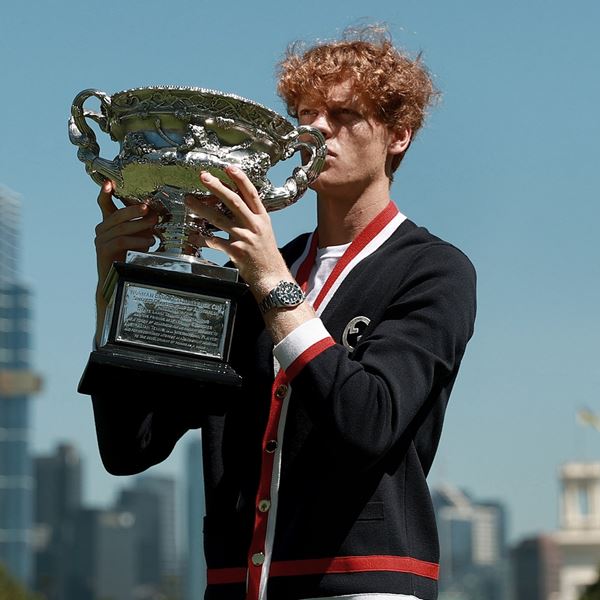 Jannik Sinner, πρωταθλητής και στη μόδα