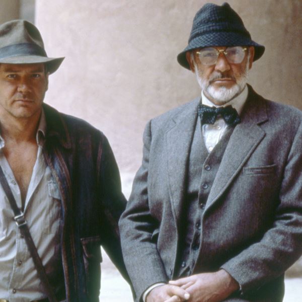 Ο Harrison Ford αποχαιρετά τον Sean Connery