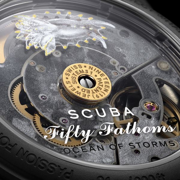 Το Bioceramic Scuba Fifty Fathoms ανακαλύπτει έναν έκτο ωκεανό, το Ocean Of Storms