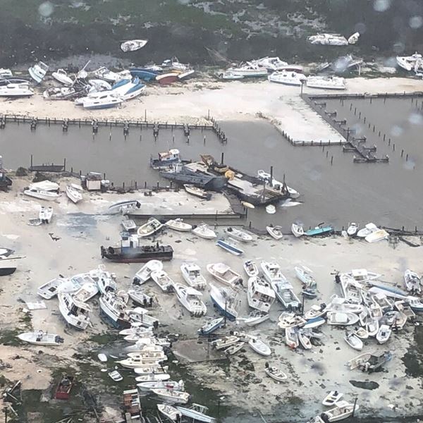 Τυφώνας Ντόριαν, οι εικόνες της καταστροφής